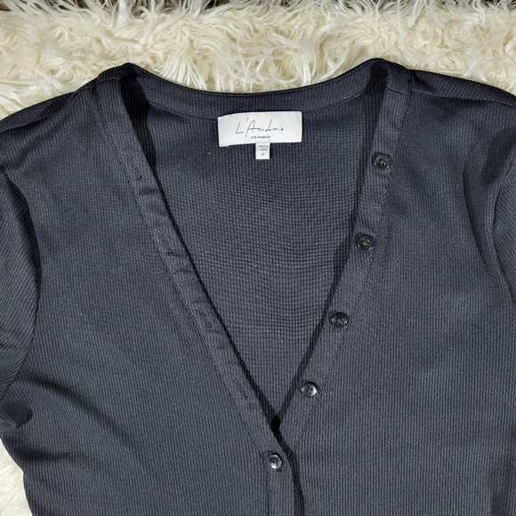 L'Academie The Esperanza Maxi Dress in Black Medium - Picture 6 of 12